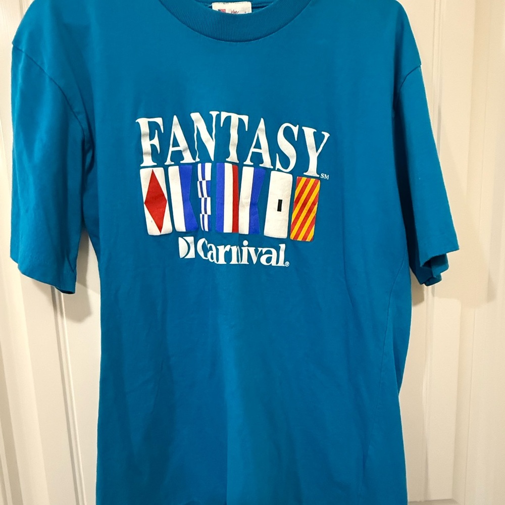 Carnival Fantasy 90’s Single Stitch Blue Short Sleeve Tee